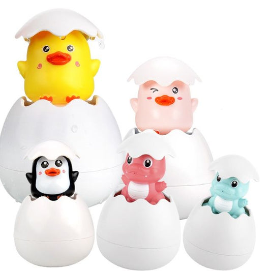 Funny Duck Shell Egg Baby Bath Toy